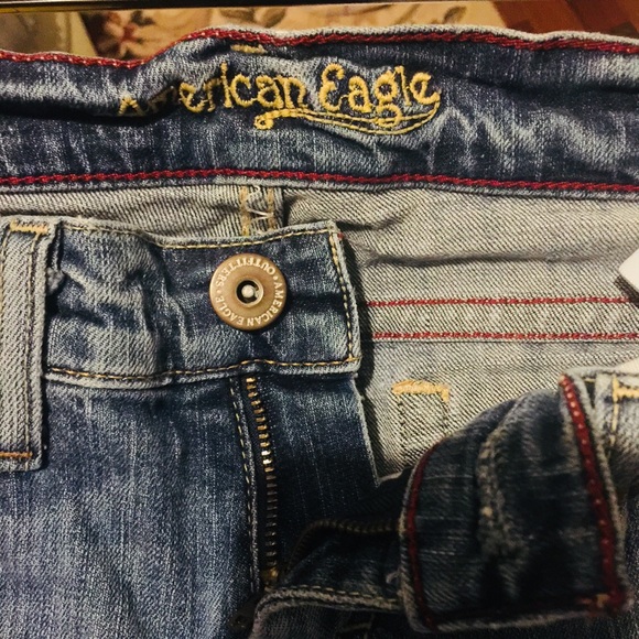 American Eagle Jeans Size 2 Regular Medium Dark - Picture 8 of 8